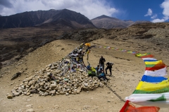 Chogo La 4280m - the highest point of our way to Lo Manthang