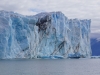 die 50m hohe Gletscherwand