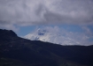 ..auch der Cotopaxi (Ecuador's zweit höchster Berg) schaut kurz hervor..