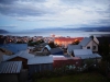 Sicht  über Ushuaia (mit Hafen) von unserem Hostel