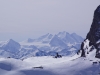 Sich vom Chindbettipass auf den höchsten schweizer Berg (ganzheitlich in der Schweiz): Der Dom in der Mischabelgruppe