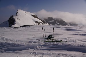 have a break! beim Übergang vom Chilchligletscher zum Glacier du Ténéhet