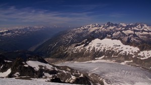 Rhonegletscher - unsere Abstiegsroute