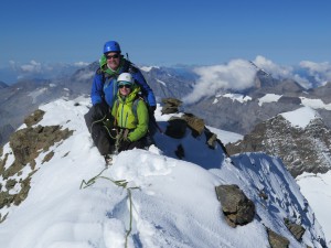 wunderbar - Gipfel erreicht! Lauterbrunner Breithorn 3780m