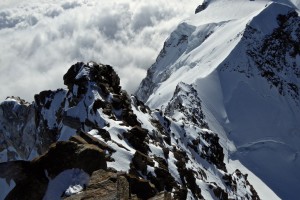 Klettergelände zur Dunantspitze 4632m