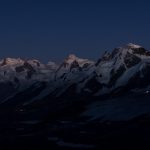 Monte Rosa by night