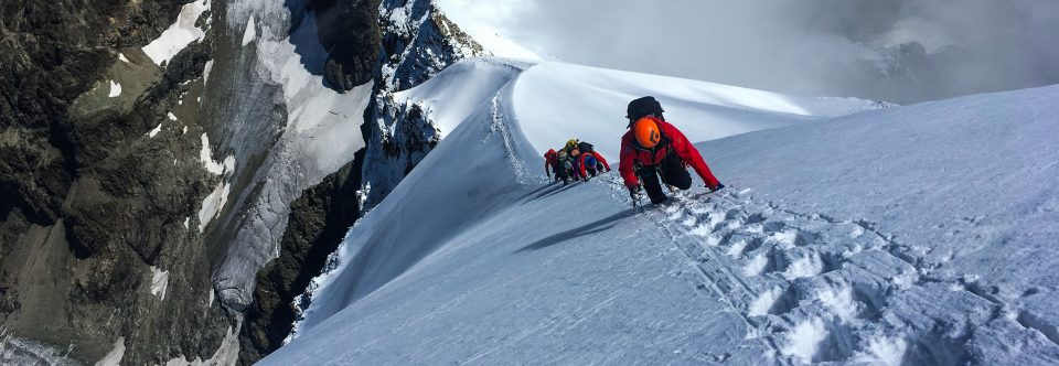 Piz Bernina per la cresta bianca „Biancograt“ e traversata del Piz Palü